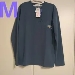 CONVERSE ロンT ポケット付き ブルーグレー M 吸水速乾 UVカット