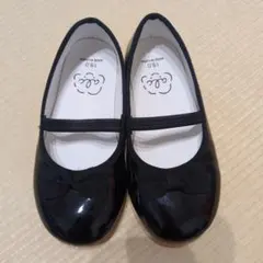 フォーマル　靴　リボン付き 19.0cm ブラック