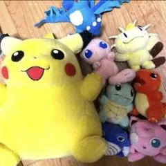 ポケモン　ぬいぐるみ　18点まとめ売り　ピカチュウ　メタモン　ゲンガー　ラプラス ポケモン ぬいぐるみ 18点まとめ売り ピカチュウ メタモン ゲンガー