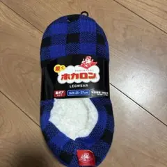履くホカロン LEGWEAR 裏ボアタイプ 25-27cm ブルー①