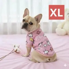 犬服 スウェット　アニメ風　イラスト柄　個性派デザイン　XL 中型犬　春服　犬猫