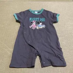 バースデイ　フタフタfutafutaディズニー　ミッキーミニー　ベビーロンパース