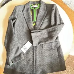 ZARA 新品　テーラードジャケット L ブラック　値下げ