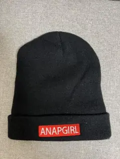 ANAPGIRL ニット帽 サイズF 黒のサムネイル