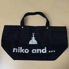 niko and ... ニコアンド トートバッグ 黒