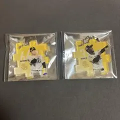 非売品　パズル型シークレットキーチェーン　ソフトバンクホークス　モイネロ　松本