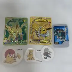 ポケモン サンダース リーフィア ポケモンパン シール ピカチュウ ラビフット
