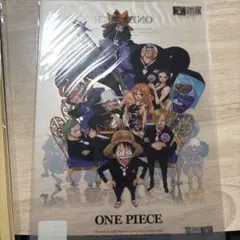 ONE PIECE展 A4クリアファイル 麦わらの一味 黒スーツ 未使用・非売品