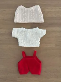 アウトフィット 帽子 トップス サロペット 3点セット