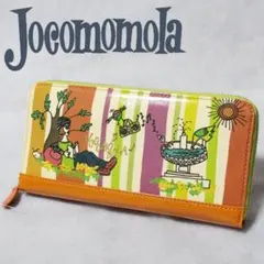 未使用 箱付 ホコモモラ JOCOファンタジア柄 ラウンドファスナー長財布