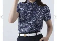 St ANDREWS WOMEN スクエアロゴジャガード半袖シャツ 新品タグ付のサムネイル