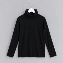 Rope' Picnic タートルネック カットソー 長袖 ブラック Mサイズ