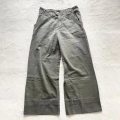 ARROW アロー カジュアルパンツ ワイドパンツ カーキ