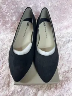 新品　WA オリエンタルトラフィック スエードパンプス ブラック 39 24.5