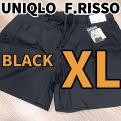 ユニクロ リッソ　タックショーツ　ブラック　新品　XL