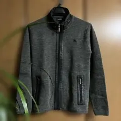 Burberry Black Label グレー ジップアップセーター サイズ2