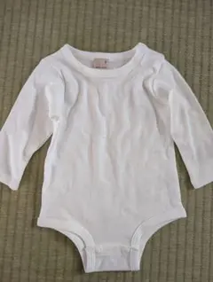 petit main ホワイトロンパース 70