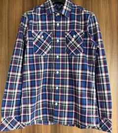 BURBERRY BLACK LABEL チェック柄長袖シャツ