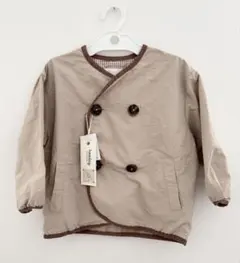 hooday 薄手のアウター　ベージュ　100サイズ　新品タグ付き