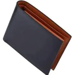 二つ折り財布 メンズ 財布 ブラック ブラウン 小銭入れ スキミング防止 箱付き