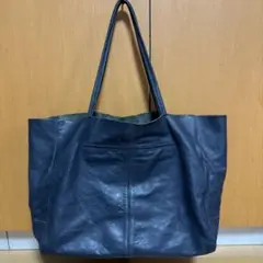 R.NEWBOLD アールニューボールド レザートートバッグ ネイビーのサムネイル