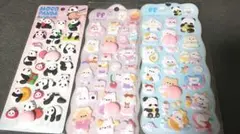 MOCO PANDA パンダ　動物　おしりシール　3枚セット