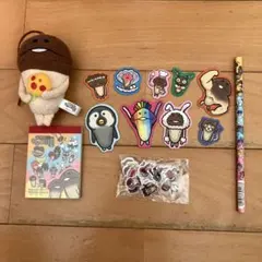 なめこ栽培キットマスコットと文房具、シール、マグネットまとめ売り