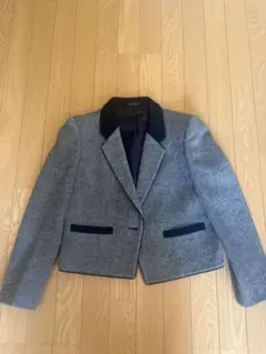 OXFORD テーラードジャケット ショート丈 グレーのサムネイル