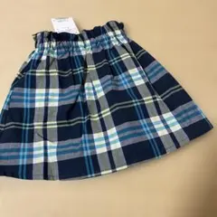 ブランシェス　新品未使用　チェック柄コットンスカート 90〜105cm