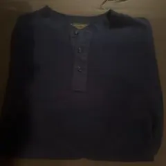 80.90s Eddie BauerヘンリーネックロンT