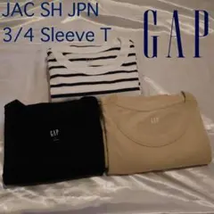 GAP 3/4 Sleeve Tシャツ 3枚セット 激レア完売品 L sizeのサムネイル