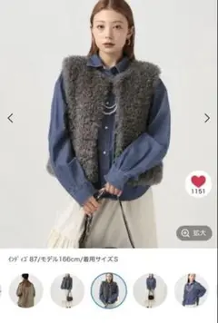BAYFLOW コットンフレンドシャツ Sサイズ デニムブルー