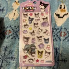 サンリオ toktok sticker 立体シール 3D ぷっりく クロミ