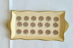 FLORENCE ITALY トレイ ブーケ柄