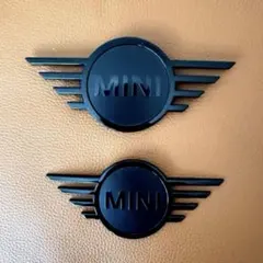 MINI ミニ エンブレム 接着フィルム付き 6枚セット - メルカリ