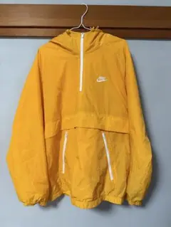 Nike イエローフード付きナイロンジャケット
