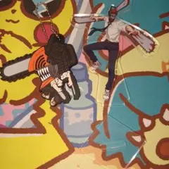 チェンソーマン　一番くじ　ラバーチャーム　アクリルスタンド　チェンソーマン