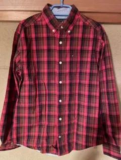 [美品] トミーヒルフィガー　シャツ  チェック　メンズM