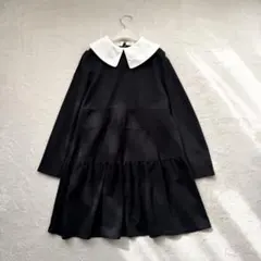 美品 IENA ENFANT エトワール2wayワンピース ブラックXL キッズ