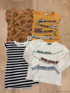 子供用ロングTシャツ4枚セット⭐︎110⭐︎クレードスコープ 無印