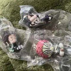 鬼滅の刃 ねむらせ隊 フィギュア 3体 竈門炭治郎　猗窩座　伊黒小芭内(未開封)