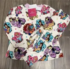 新品未使用　長袖ディズニー　プリンセス　フリース　裏起毛パジャマ　100センチ