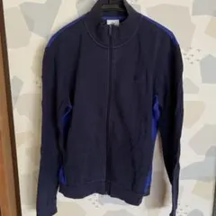 LACOSTE ネイビー/ブルー ジップアップジャケット
