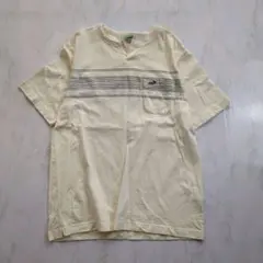 クロコダイル　半袖　カットソー　Ｌ　ベージュ　メンズTシャツ
