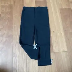 petit main＊黒いリボン付きレギンス　90