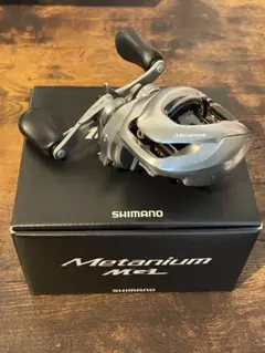 シマノ、16メタニウムmgl右巻きノーマルギア美品 巻きの釣りにも良いシマノのベイトリール「16メタニウムMGL