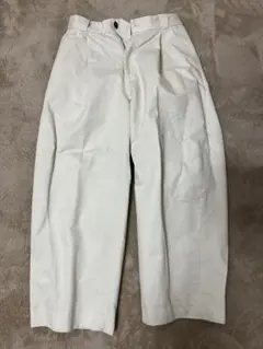 WYM HIGH COUNT PEACH GABA DEEPTUCK PANTSのサムネイル