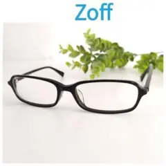 Zoff ゾフ 眼鏡 メガネ スクエア ブラック 黒縁 軽量 ユニセックス 人気