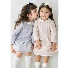 美品！petit main　セレモニー向けワンピース　ピンク　サイズ80