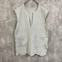 SENSE OF PLACE センスオブプレイス　スキッパーニットベスト　One